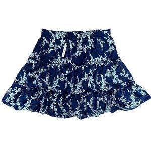 NEW Ava Christine Navy Blue And White Skirt‎